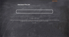 Desktop Screenshot of americanariline.com