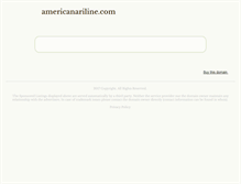 Tablet Screenshot of americanariline.com